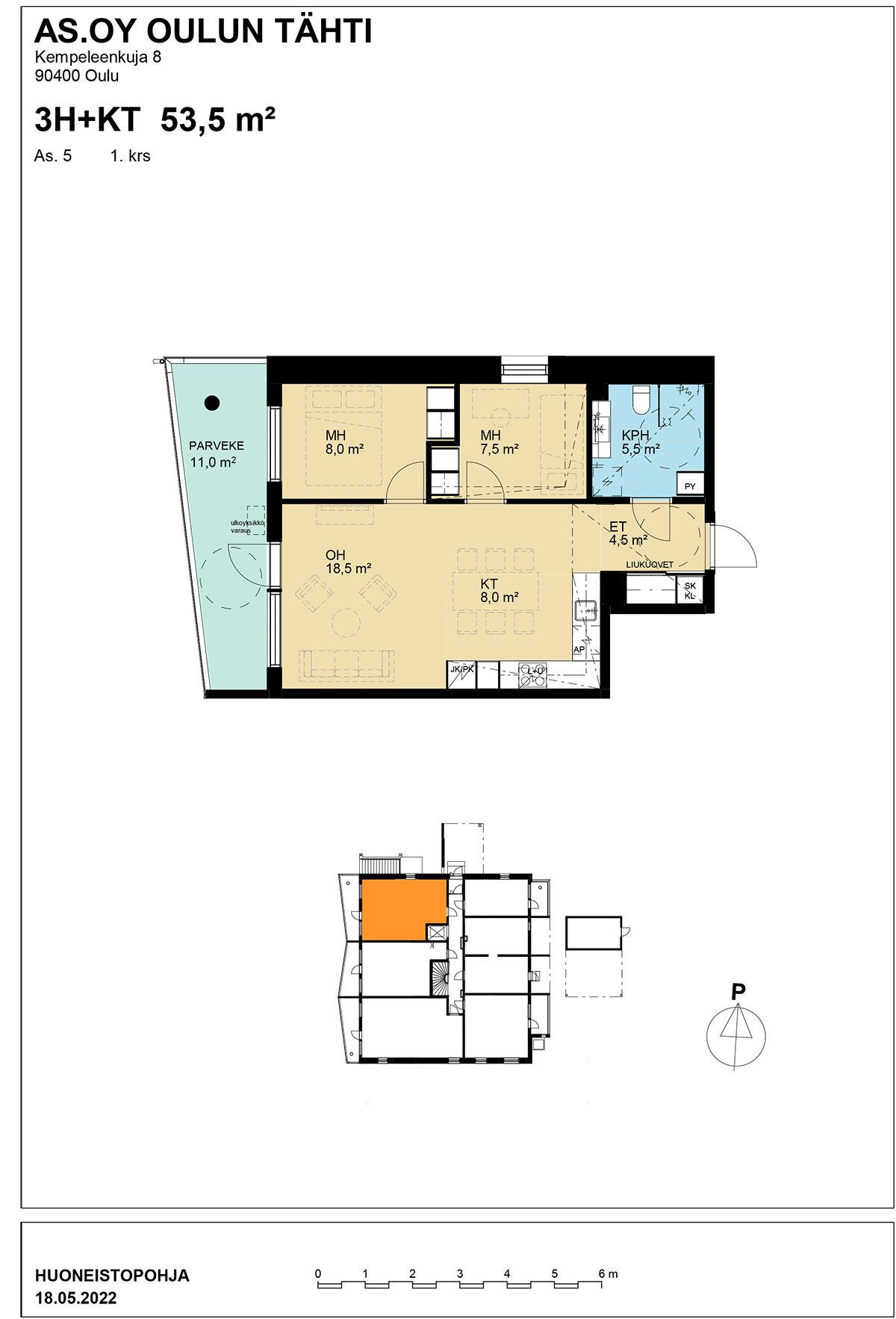 Kempeleenkuja 8 As 5 - kuva 2