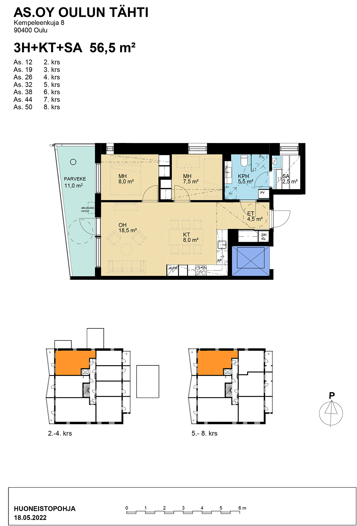 Kempeleenkuja 8 As 44 - kuva 2