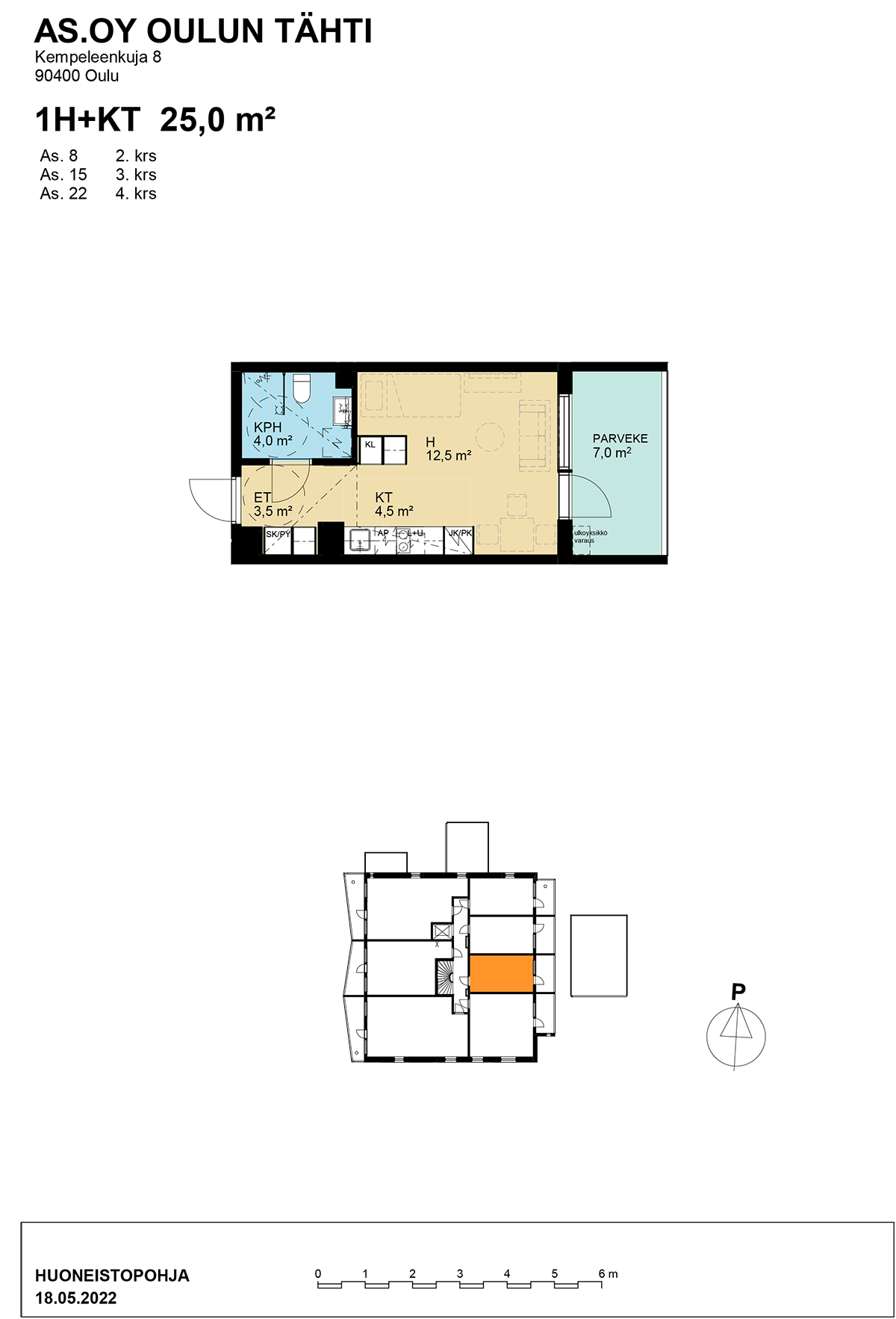 Kempeleenkuja 8 As 22 - kuva 2