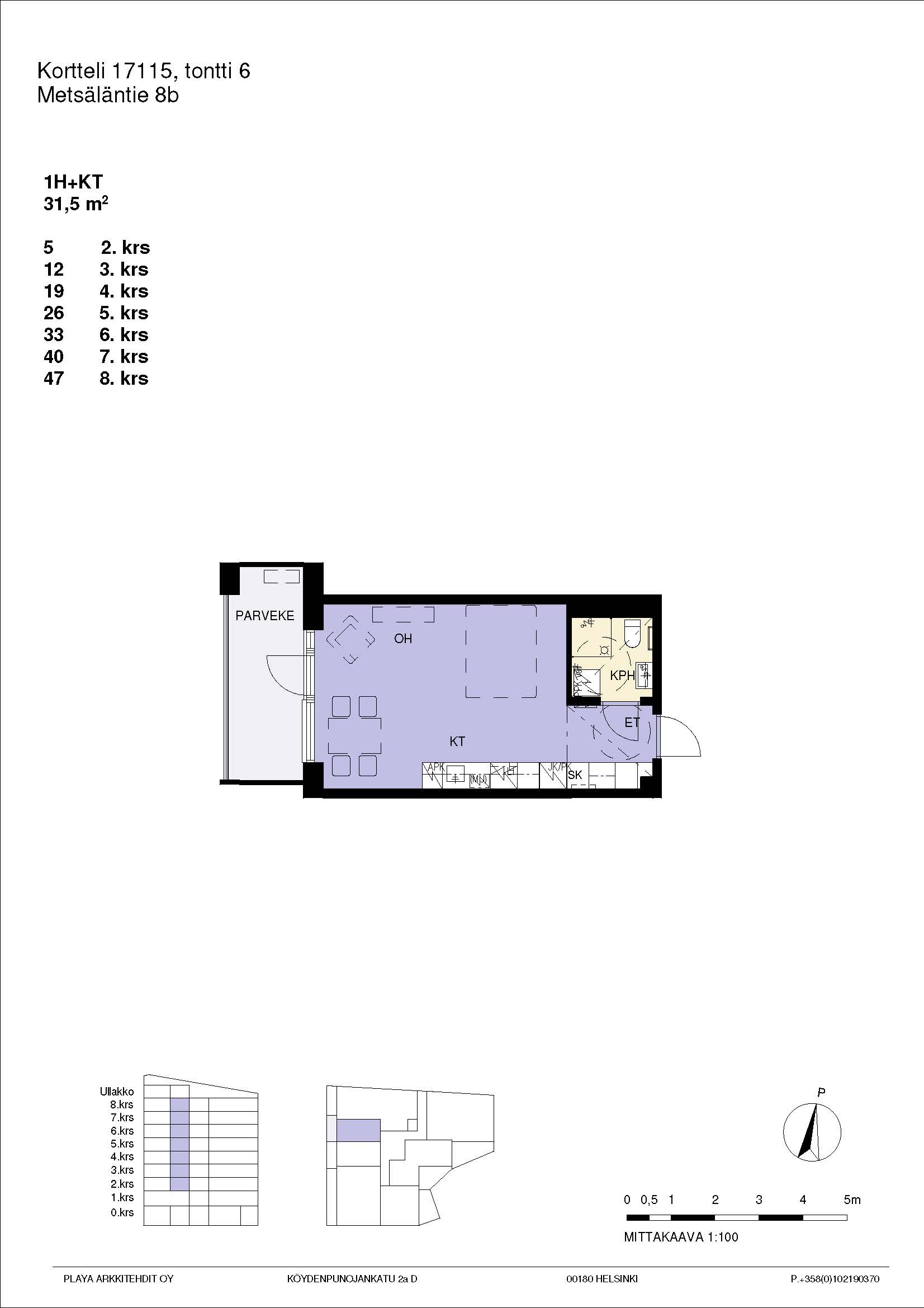 Asunnon A12 pohjakuva
