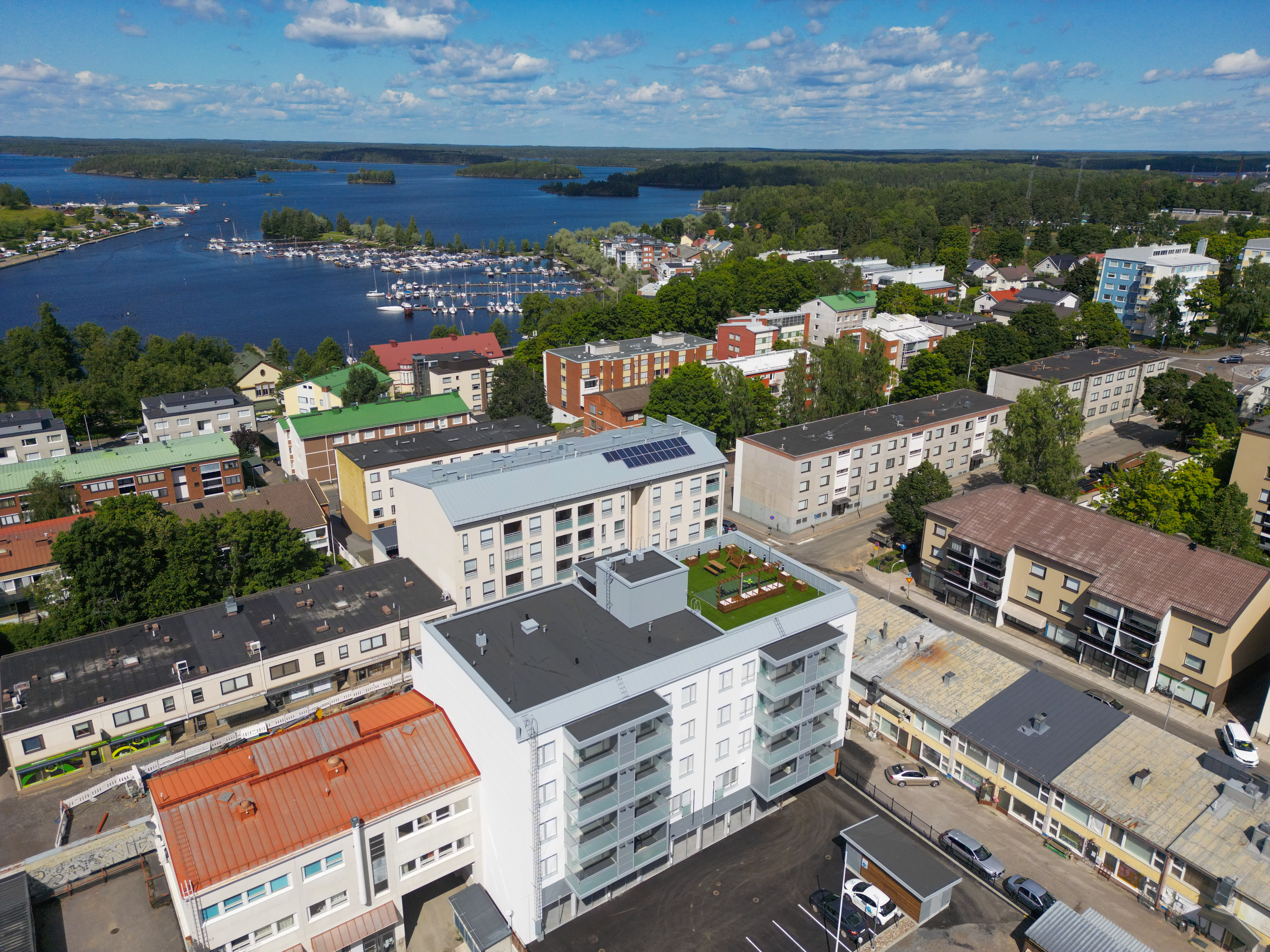 Sijainti keskustassa