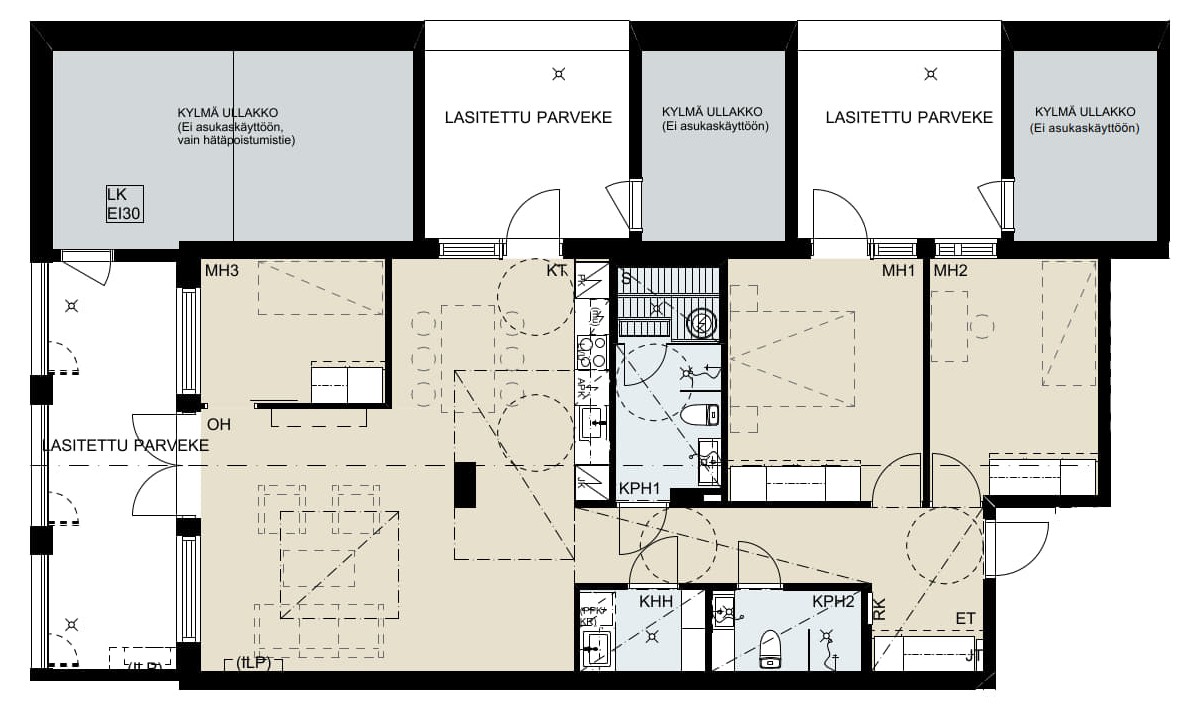 Varte single apartment image