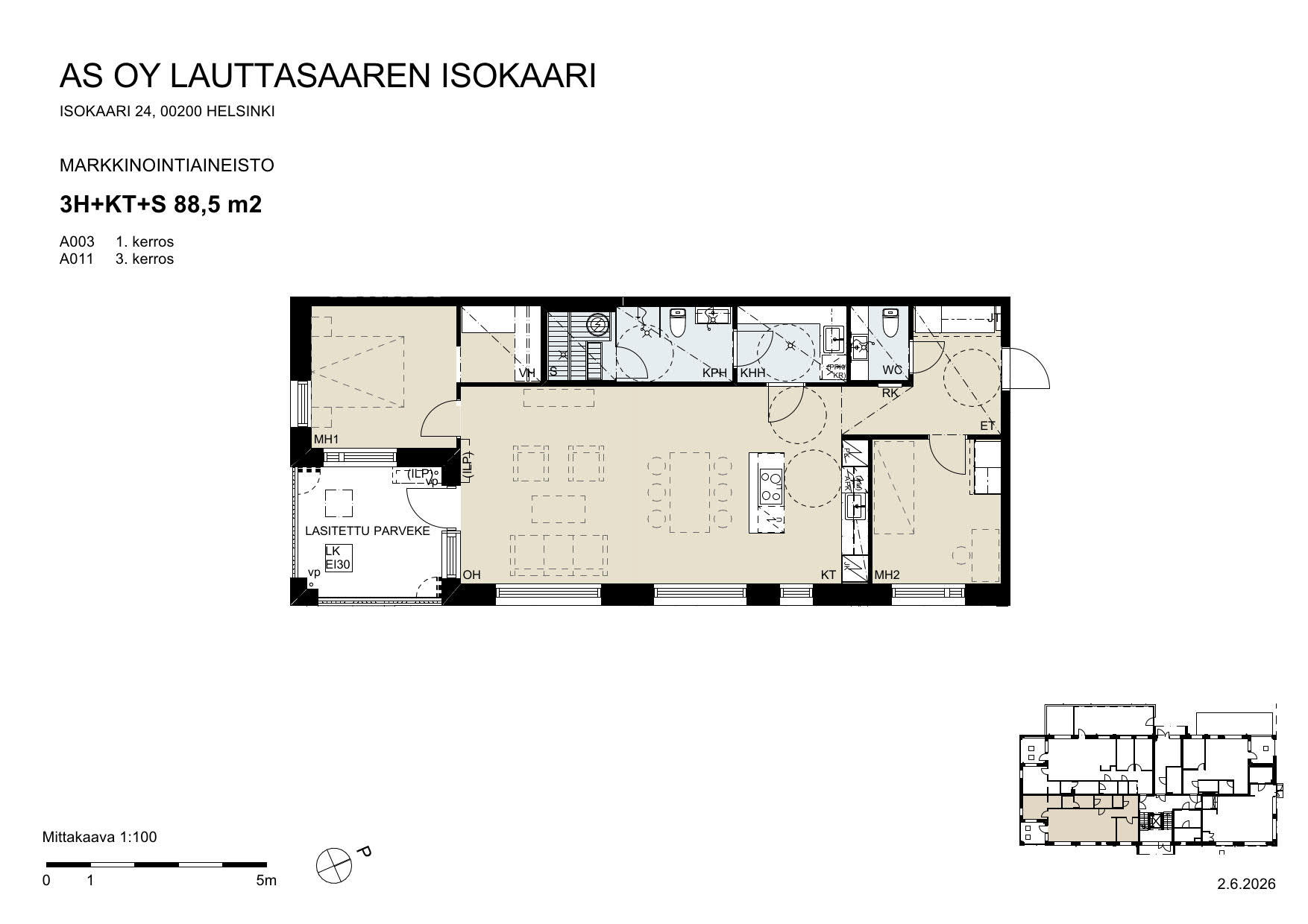 showcase apartment image