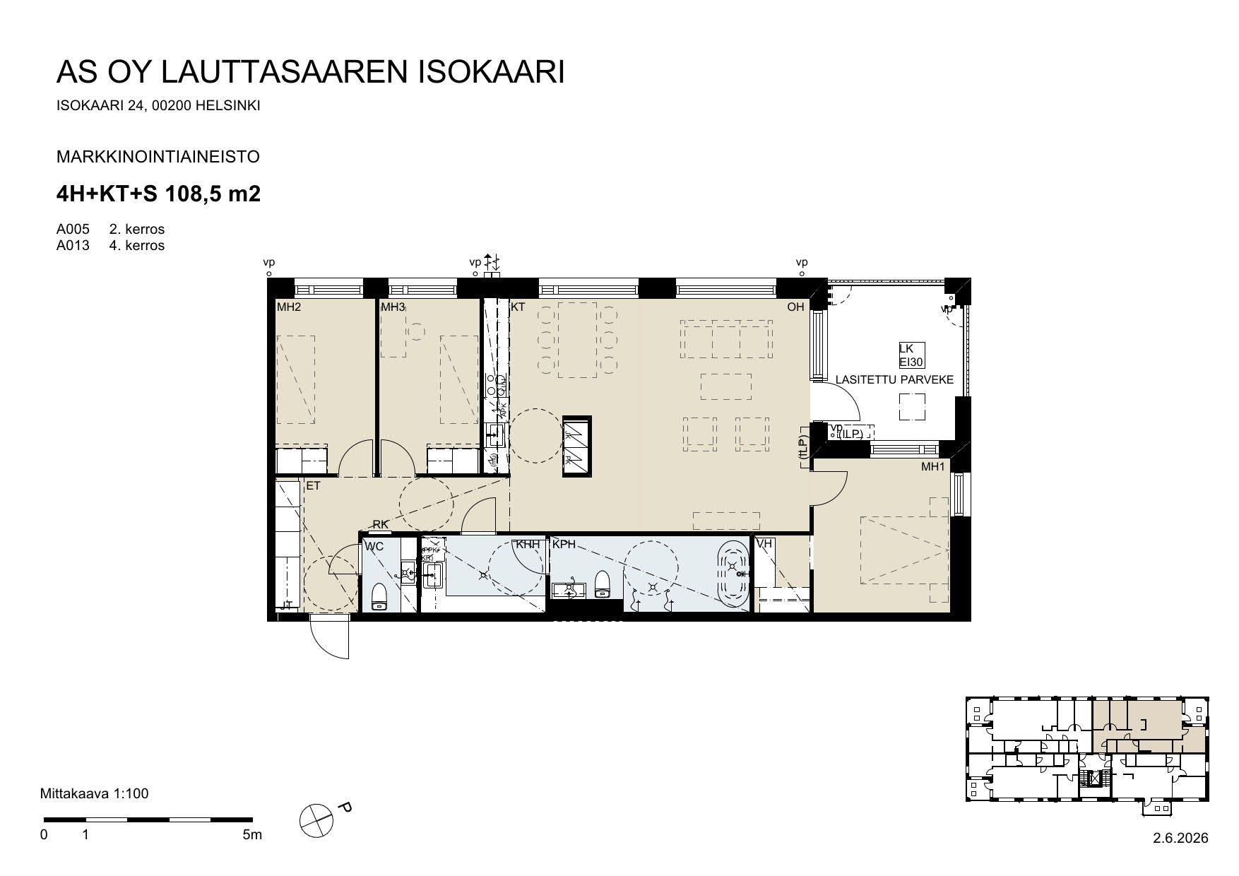 showcase apartment image
