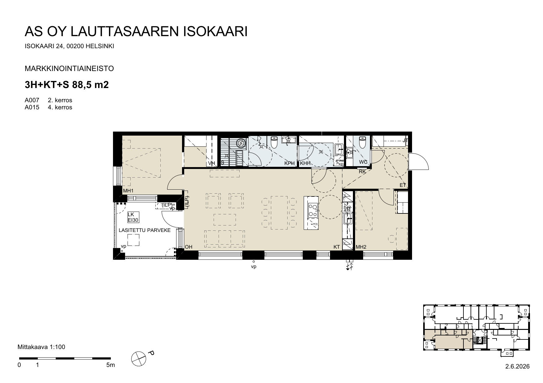 showcase apartment image