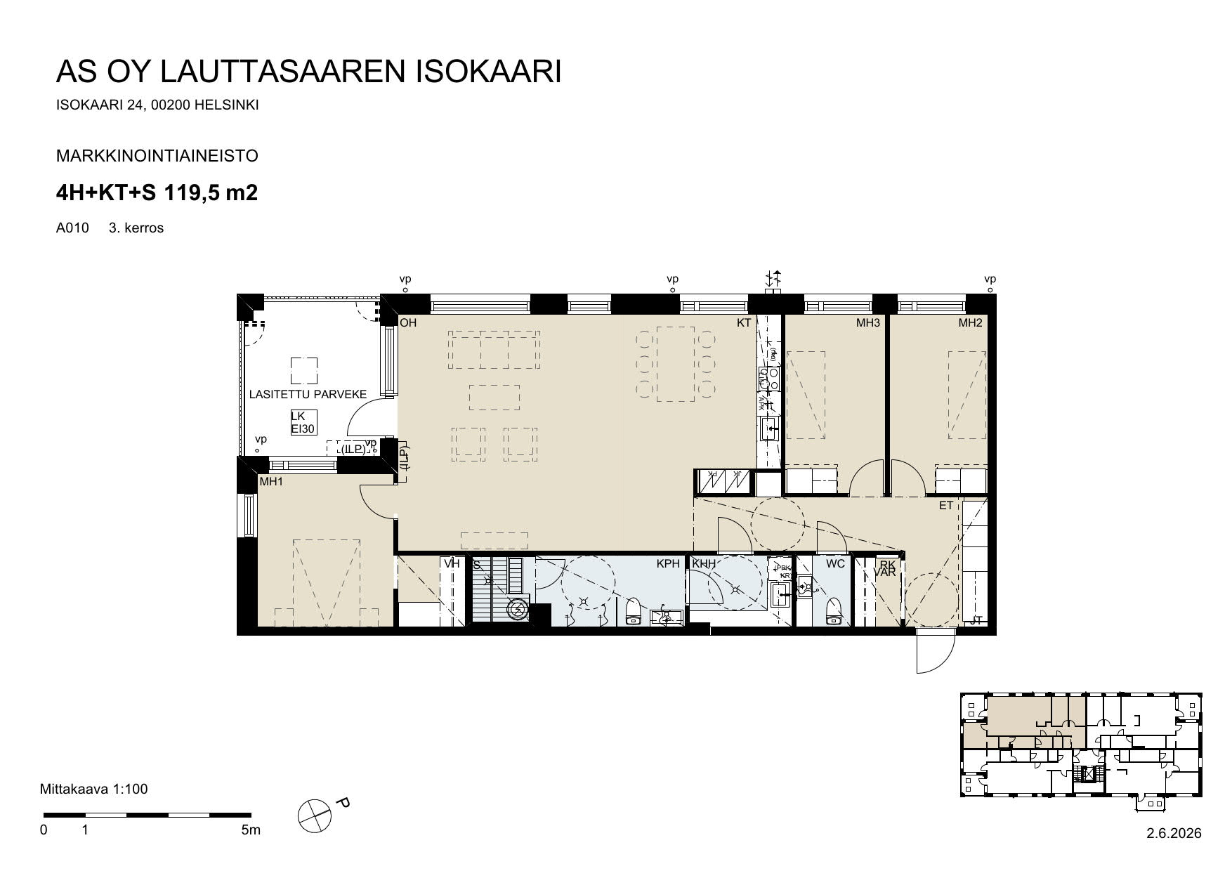 showcase apartment image