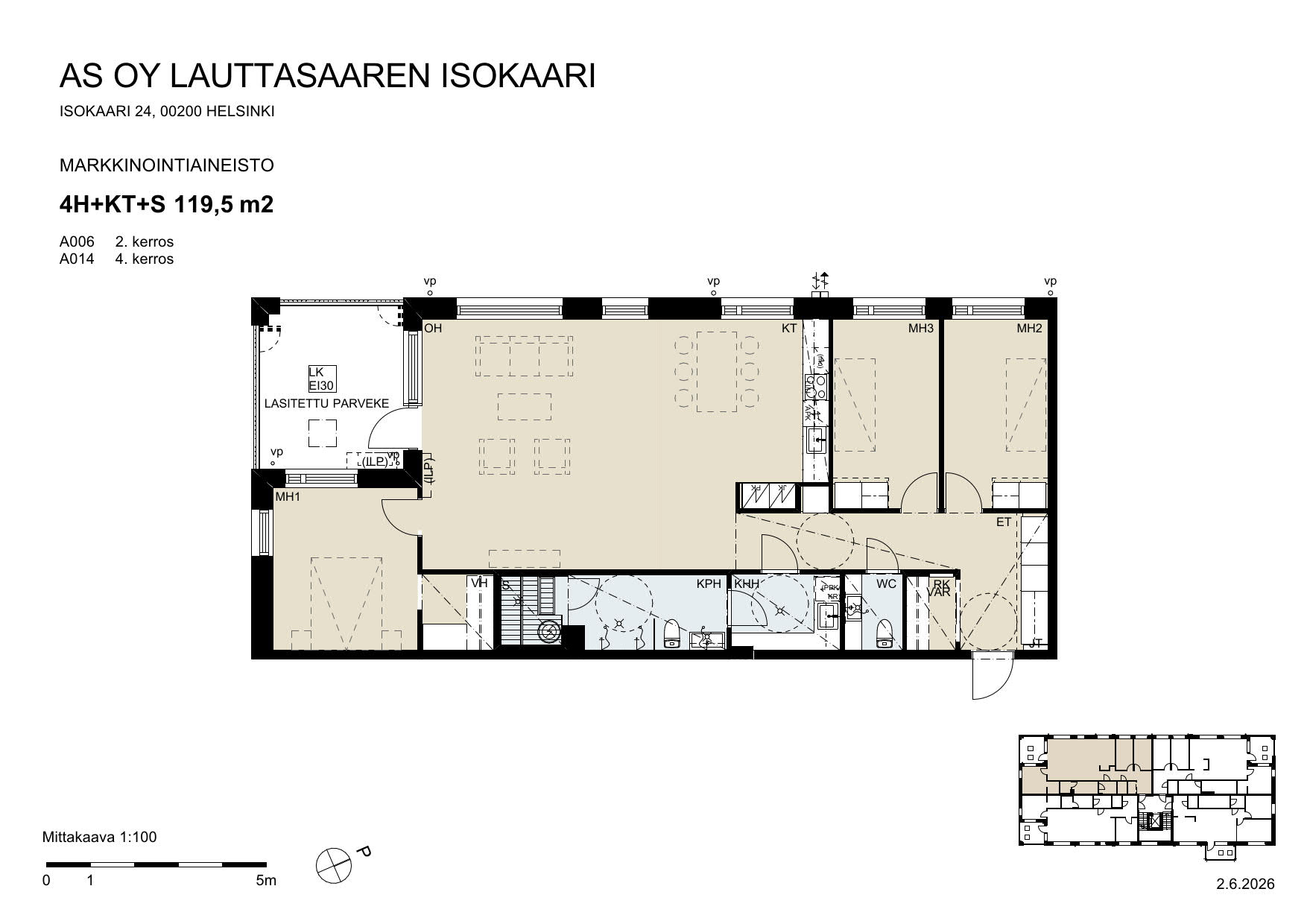 showcase apartment image