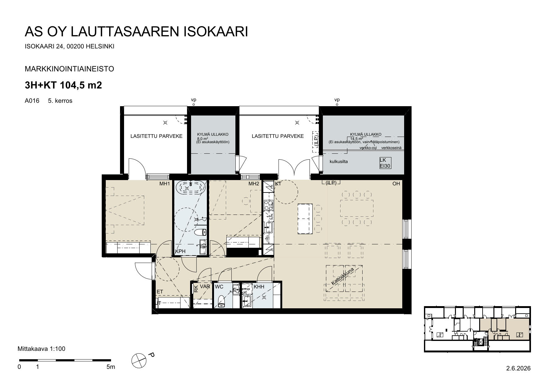 Varte single apartment image